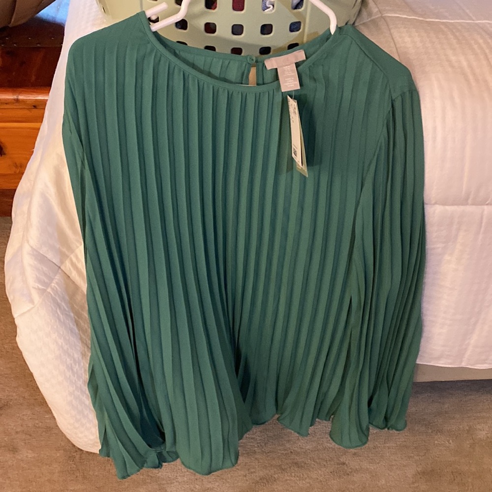 H&M XL green top
